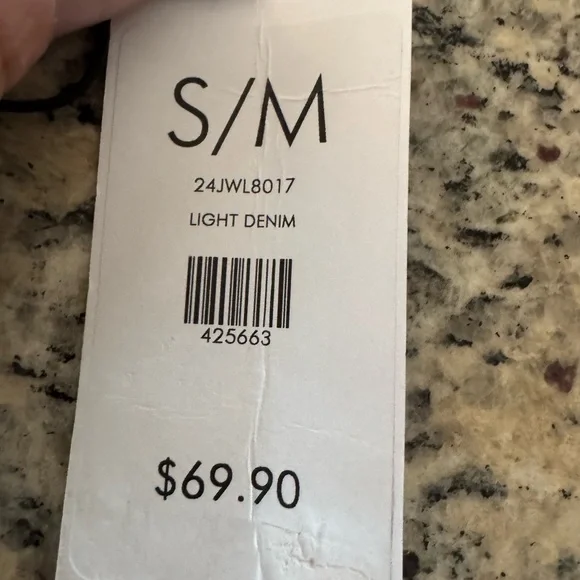 AKIRA Asymmetrical Denim Cargo Skirt w/ Attached Pant Leg Y2K Streetwear S/M NWT - Picture 4 of 4